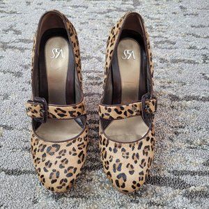 Sacks 5th Avenue Leopard Heals